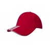 Cap - mod. 4074:Red, Cotton, White